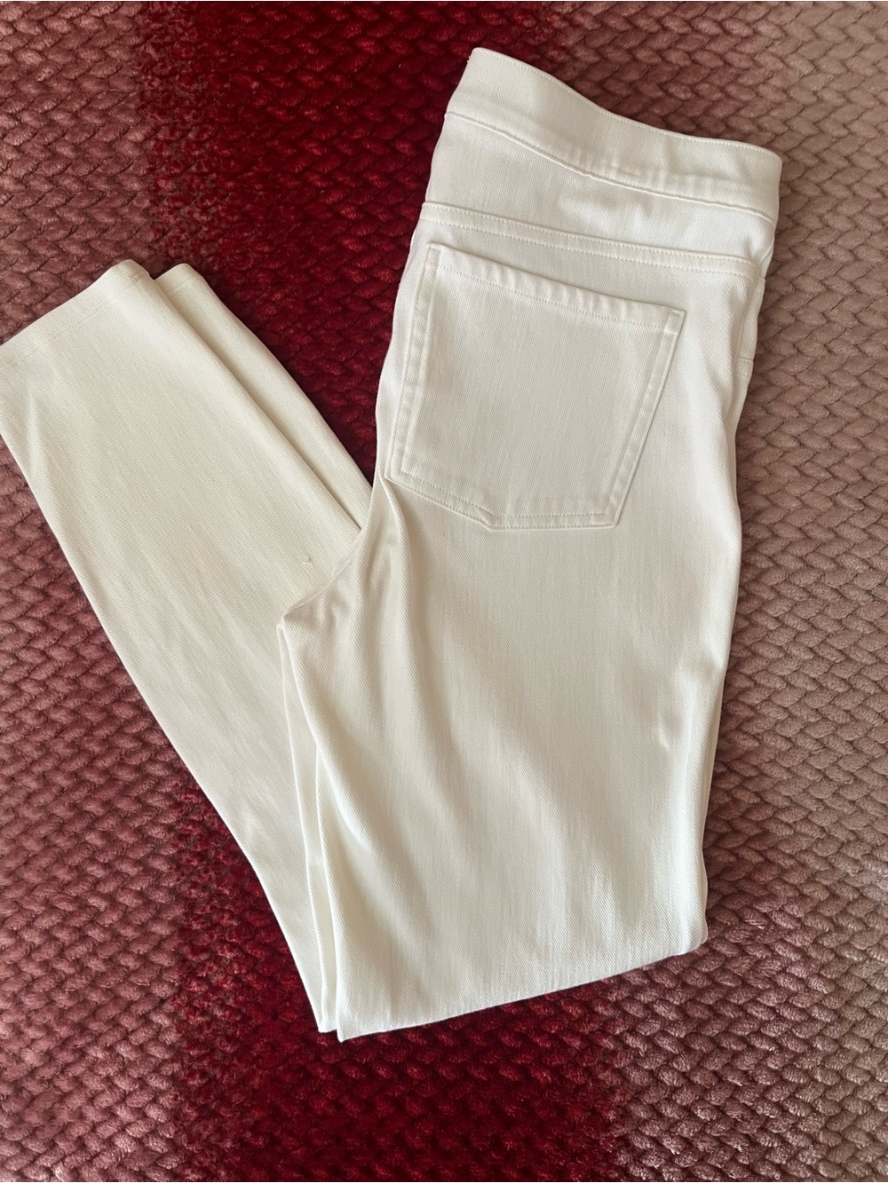 Women’s white SPANX Size Lg legging pants